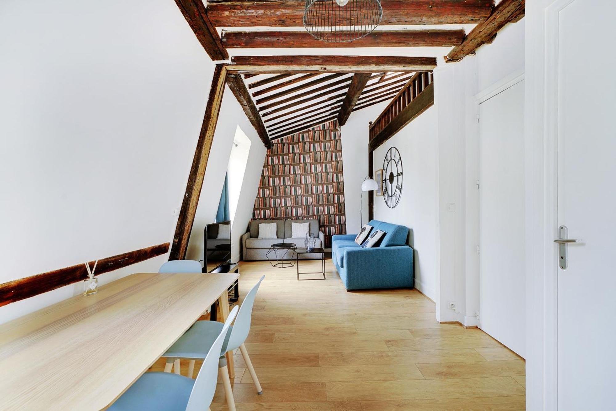 Appartement Parisian Charm In The Heart Of The Marais ! Parijs